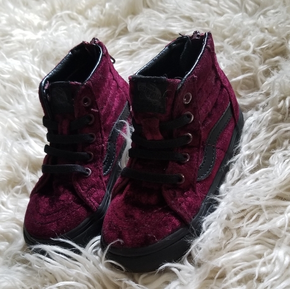 red velvet high top vans
